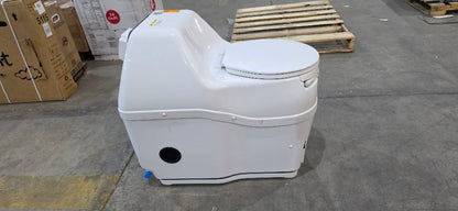 Sun-Mar Compact White Touchless Flush Toilet
