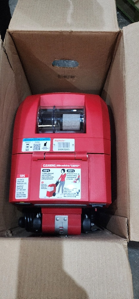Mighty Pro X3 Commercial Upright Carpet Cleaner with Large Red Pro Pack