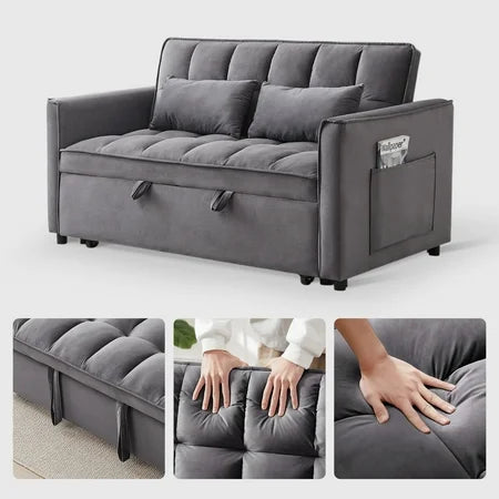 Vinform 54 3-in-1 Convertible Sleeper Sofa Bed