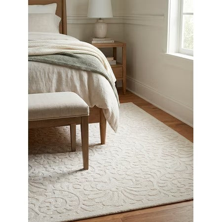 My Texas House Bluebonnets Rug, Natural 7'9x10'10
