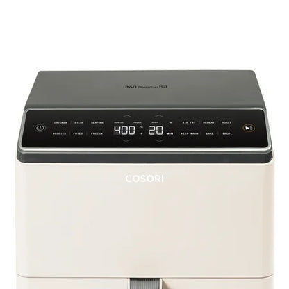 COSORI Dual Blaze 6.8qt Ceramic Coating Smart Air Fryer - Off White