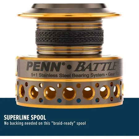 PENN 7' Battle Spinning Rod & Reel Combo 5000