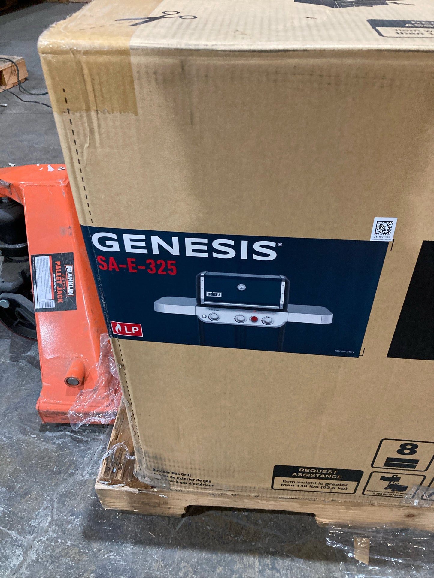 Weber Genesis SA-E-325 3-Burner LP Grill Indigo