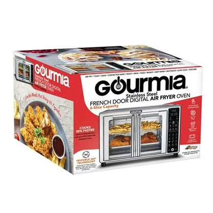 Gourmia French Door Toaster Oven Air Fryer 24L