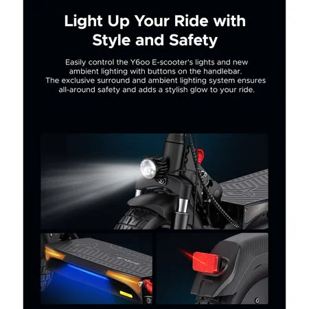 Engwe Y600S Electric Scooter, 830W, 43.5 mi