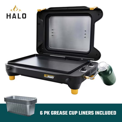 Halo Getaway 2-Zone oPrtable Griddle with Lid