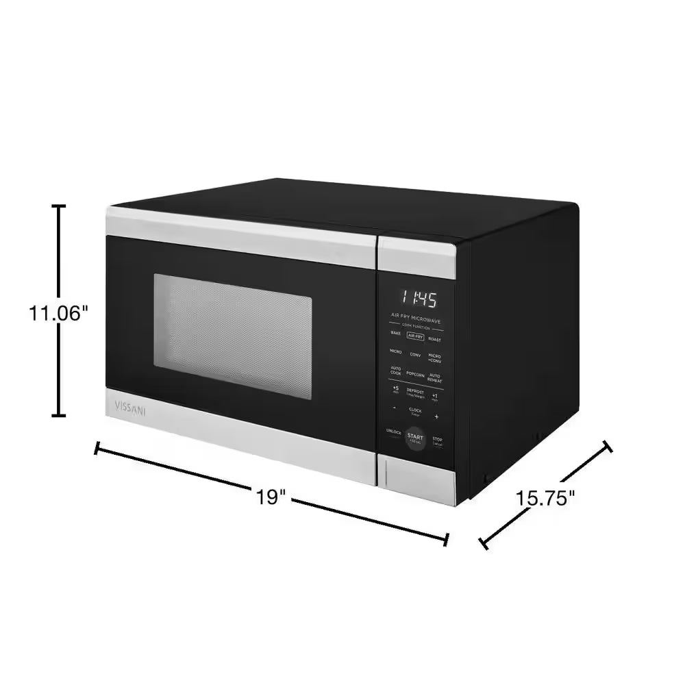 0.9 cu. ft. Countertop Convection Microwave in Fingerprint Resistant Stainless Steel with Air Fryer
