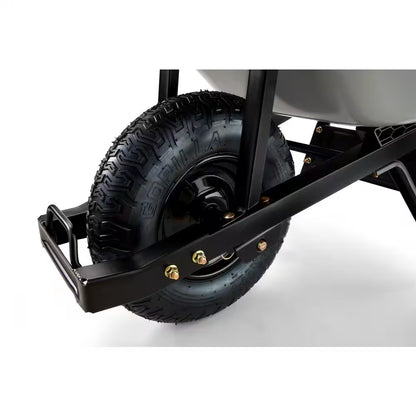 Gorilla 6 cu ft PRO Steel Wheelbarrow, 16 Wheel
