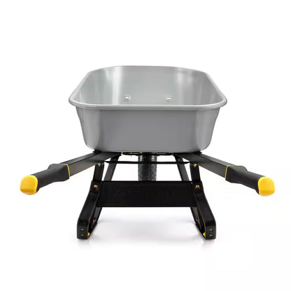 Gorilla 6 cu ft PRO Steel Wheelbarrow, 16 Wheel