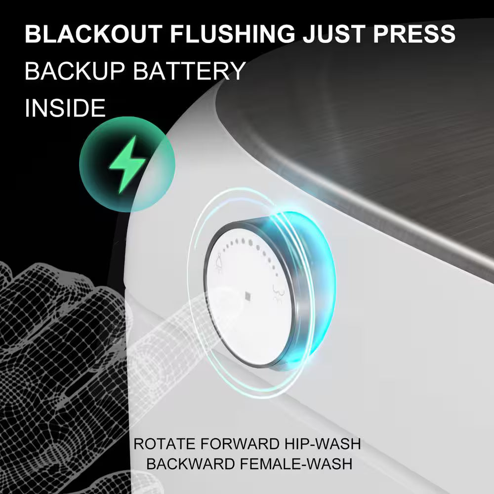 Horow Tankless Smart Toilet Bidet with Flush