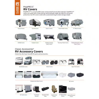 PolyPro3 330L x 102W x 104H Trailer Cover