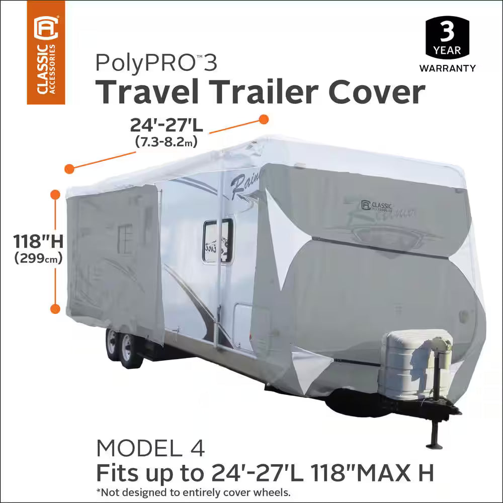 PolyPro3 330L x 102W x 104H Trailer Cover