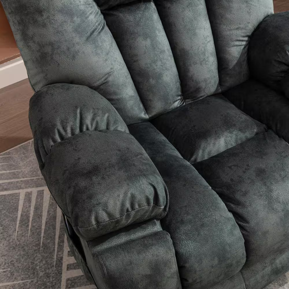 40.6" W Grey Power Lift Recliner