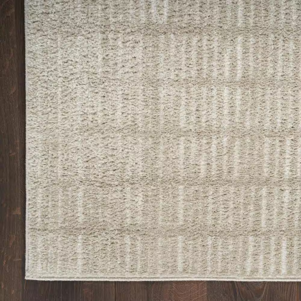 Grey Ivory Modern Comfort 8x10 Flat Rug