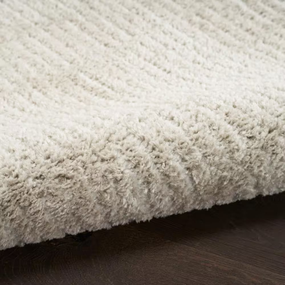 Grey Ivory Modern Comfort 8x10 Flat Rug