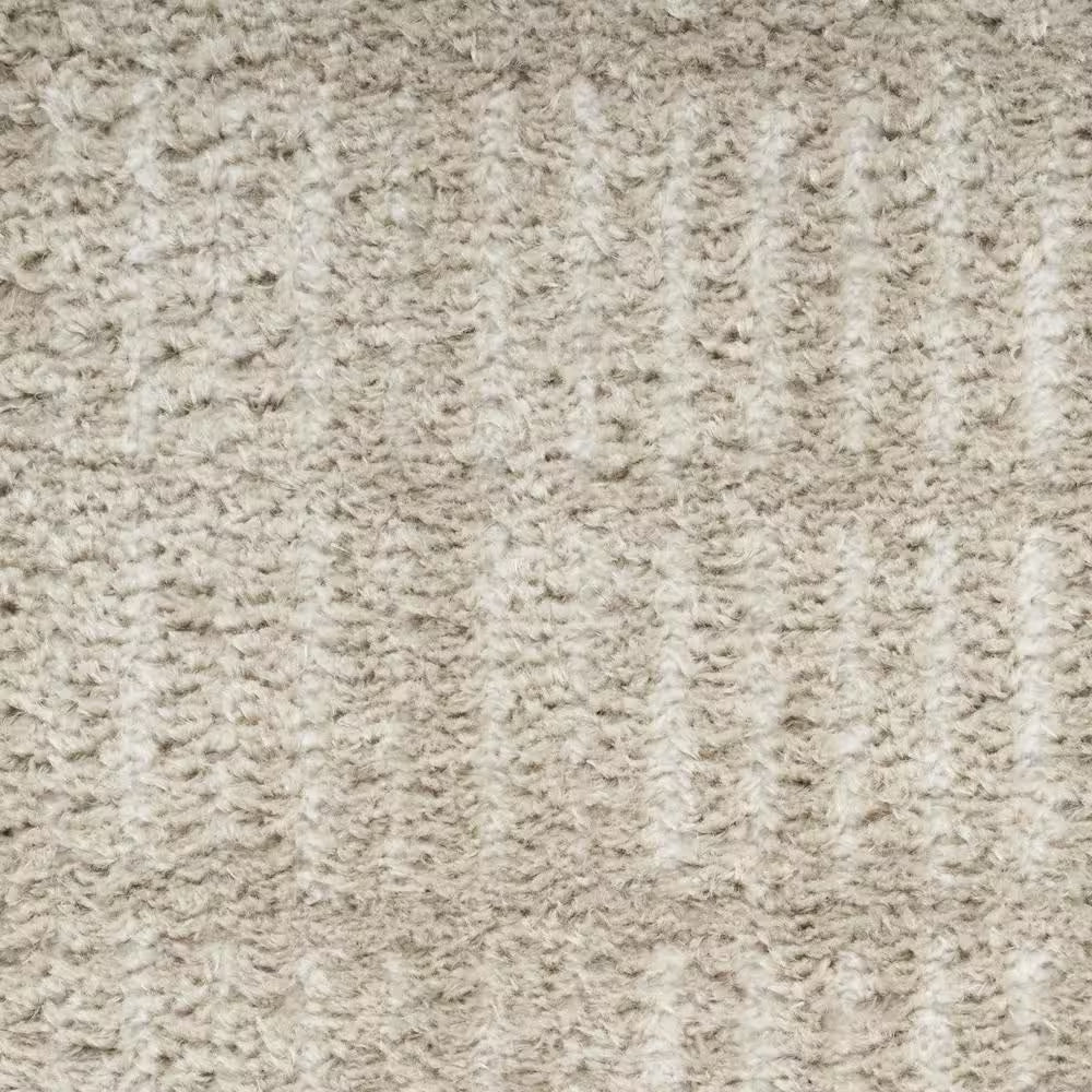 Grey Ivory Modern Comfort 8x10 Flat Rug