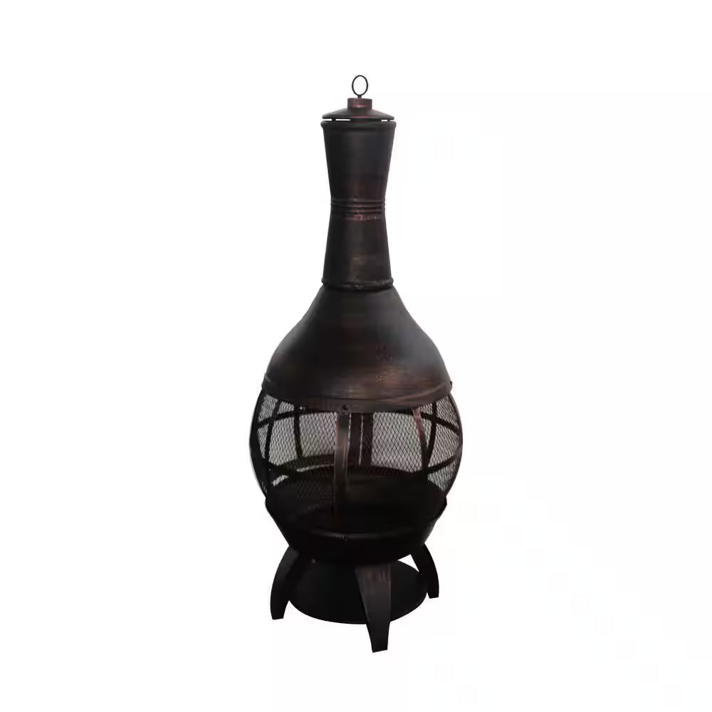 Hampton Bay 55.5 in. Outdoor Chimenea