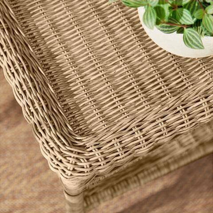 Rosemont Light Brown Rectangular Steel Table
