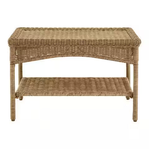 Rosemont Light Brown Rectangular Steel Table