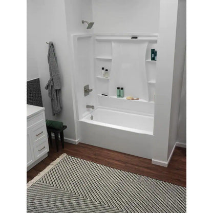 Classic 500 60 in. Left Drain Bathtub in White