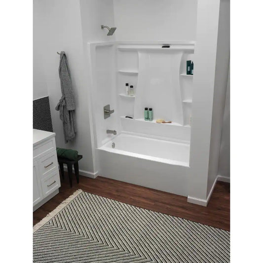 Classic 500 60 in. Left Drain Bathtub in White