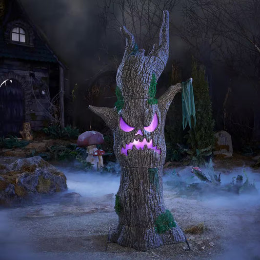 6 Ft. Animated Color-Changing Spooky Halloween Tree