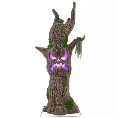 6 Ft. Animated Color-Changing Spooky Halloween Tree