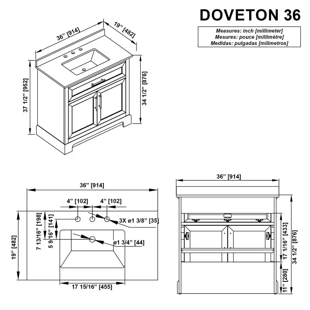Home Decorators Doveton 30" Free-Standing Vanity