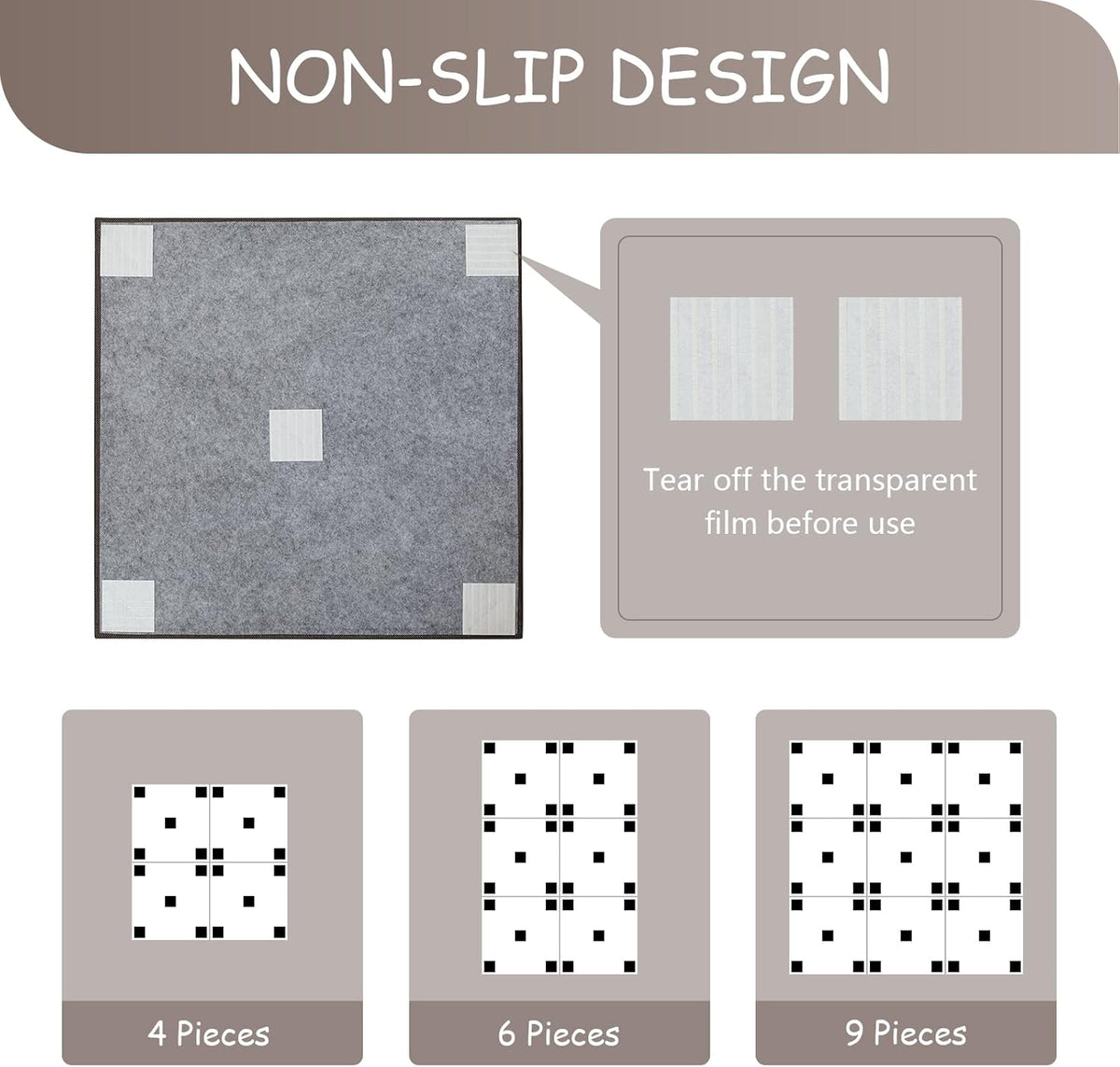 Japanese Tatami Mat, PVC Patchwork Tatami Floor Mats, 96" x 64"
