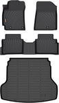 Binmotor-Floor Mats Cargo Liner Set for Kia Forte 2024 2023 2022-2019, All Weather Mats