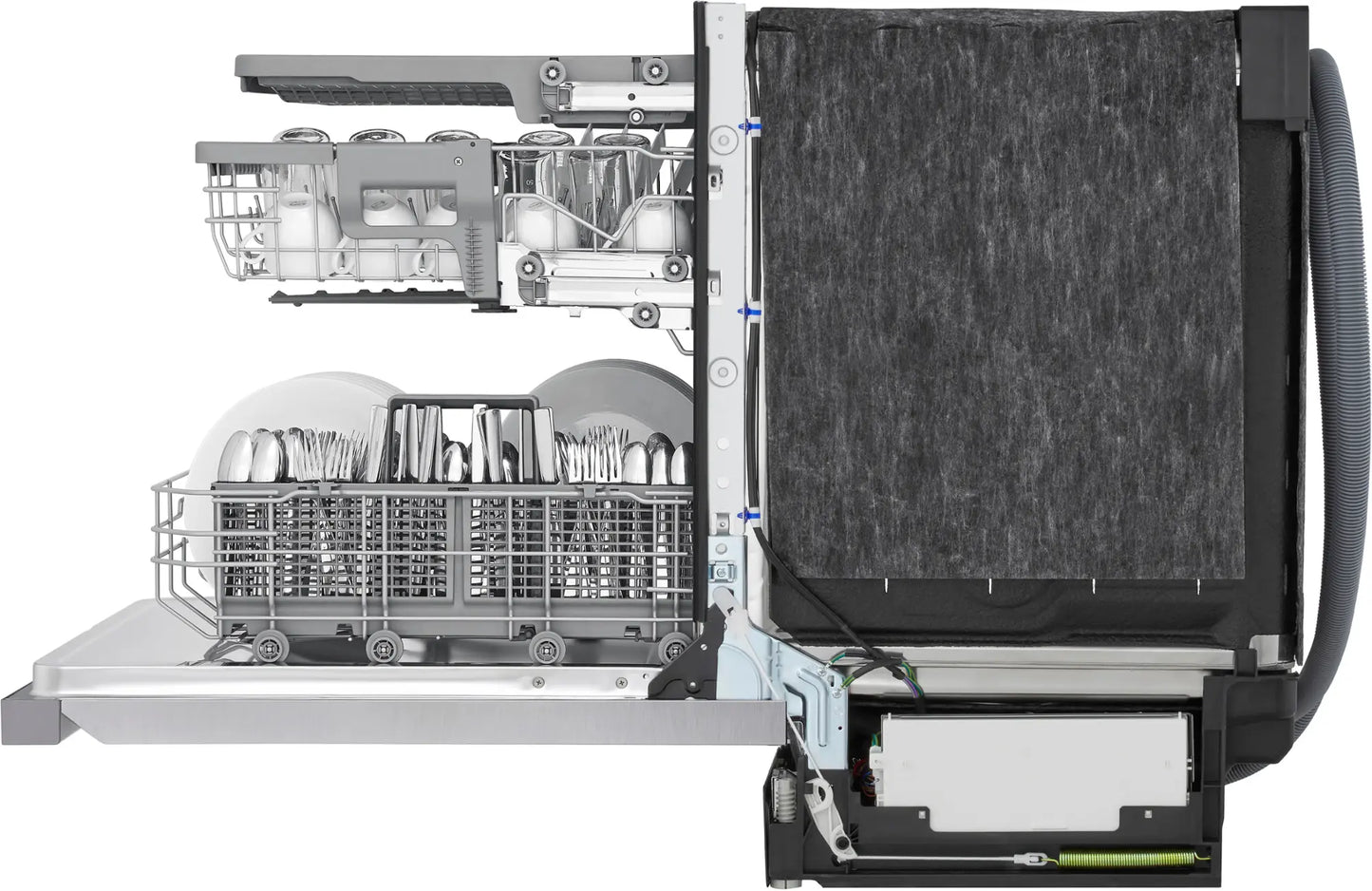 LG Top Control Wi-Fi Enabled Pocket Handle Dishwasher with 1-Hour Wash & Dry, QuadWash Pro, TrueSteam and Dynamic Heat Dry