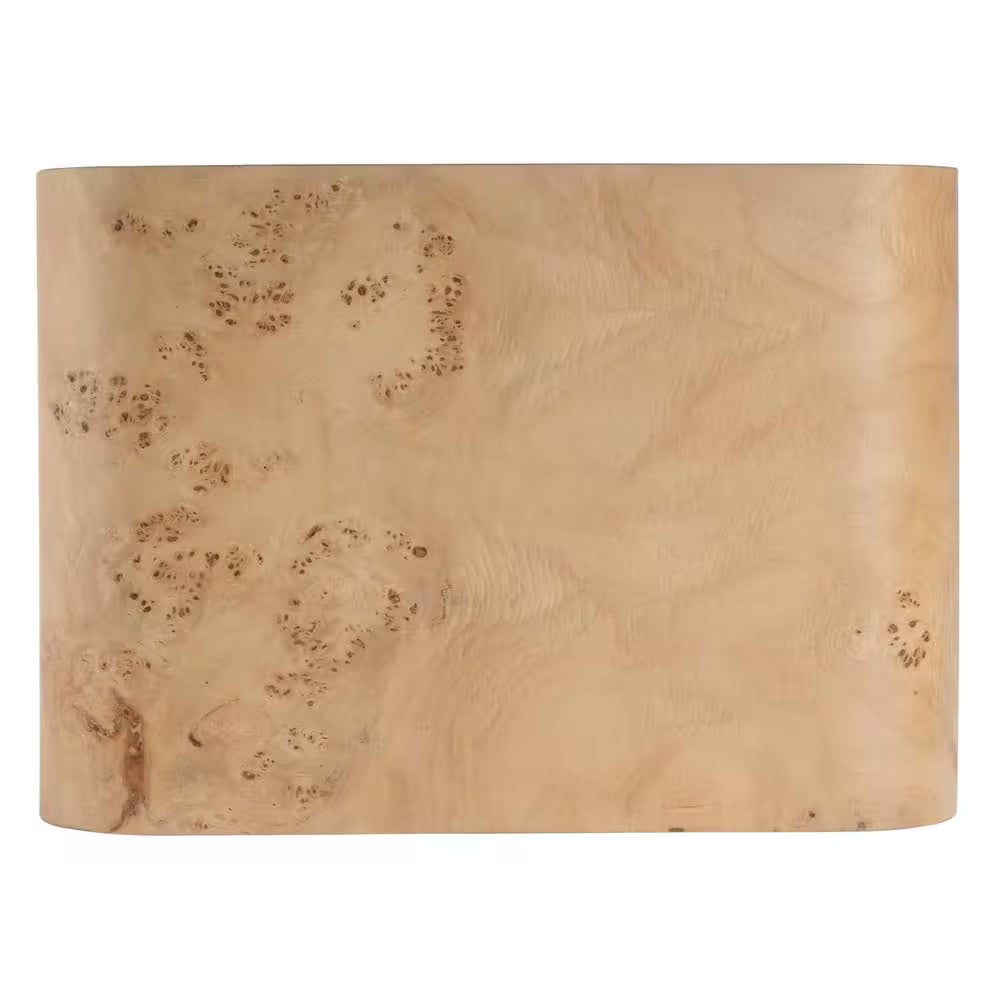 Cora Light Brown 2-Drawer Nightstand 26W