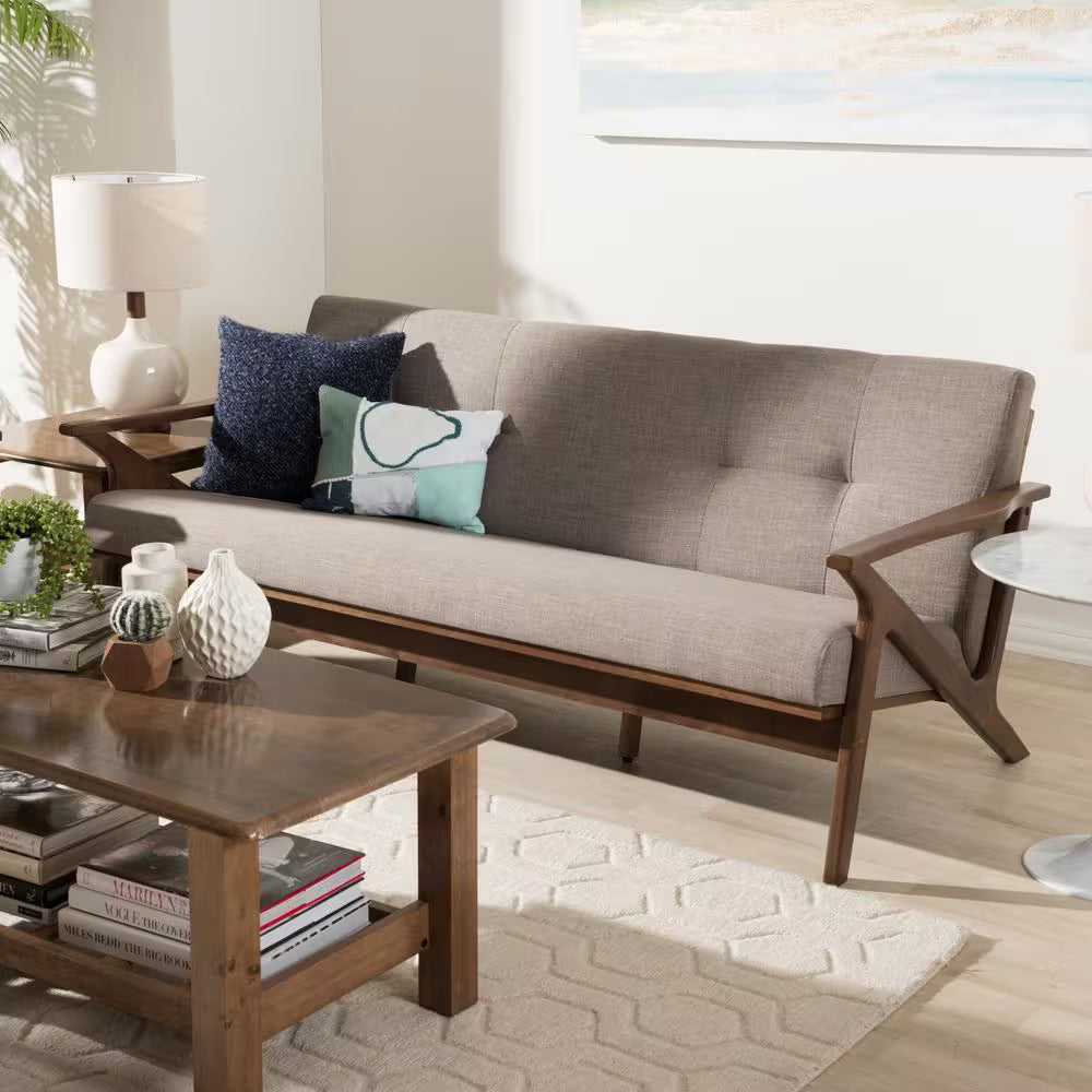 Bianca 72.1 in. Sofa with Wood Frame