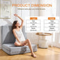 Trifold Mattress Queen,4 Inch Foldable Mattress Queen,Folding Mattress Queen