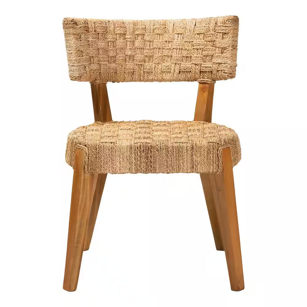 Sabit Natural Brown Seagrass Dining Chair