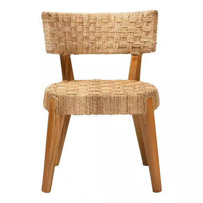 Sabit Natural Brown Seagrass Dining Chair