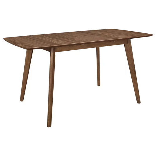 Alfredo Natural Walnut Wood Dining Table Seats 4