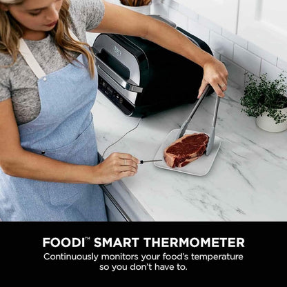 Ninja Indoor Grill, Foodi Smart XL 6-in-1 Indoor Grill with Air Fry, Roast, Bake, Broil & Dehydrate