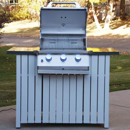 Built-In 3-Burner Convertible Gas Grill