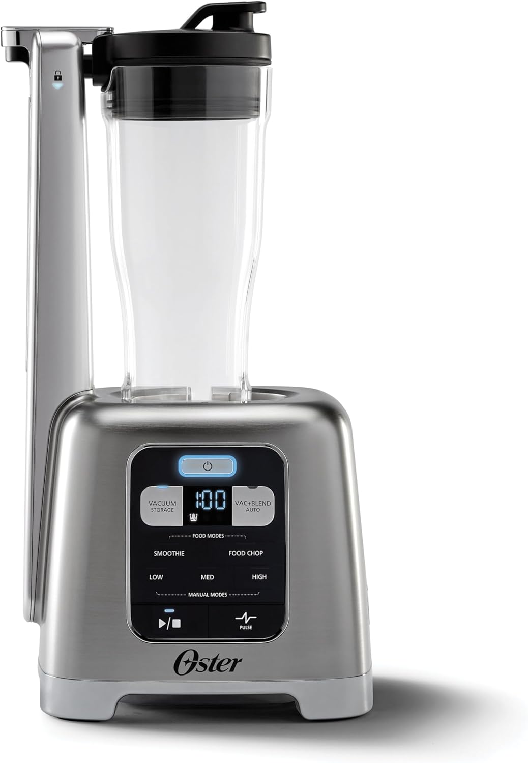 Oster BLSTAB-CB0-000 Blender with FoodSaver Vacuum Sealing System, Manual, Brushed Nickel