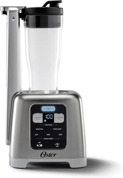 Oster BLSTAB-CB0-000 Blender with FoodSaver Vacuum Sealing System, Manual, Brushed Nickel