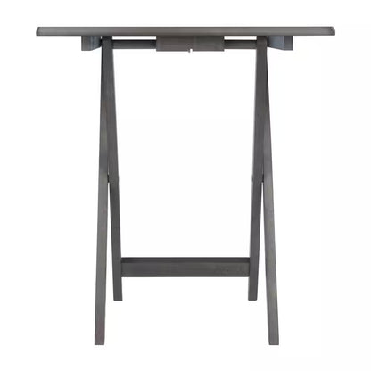 Dorian 23.62 in. Oyster Gray 5-Piece Snack Table