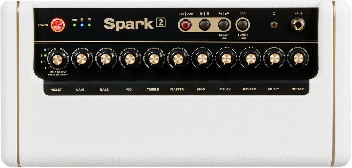 Positive Grid Spark 2 50W Smart Guitar Practice Amp & Bluetooth Speaker with Built-in Looper