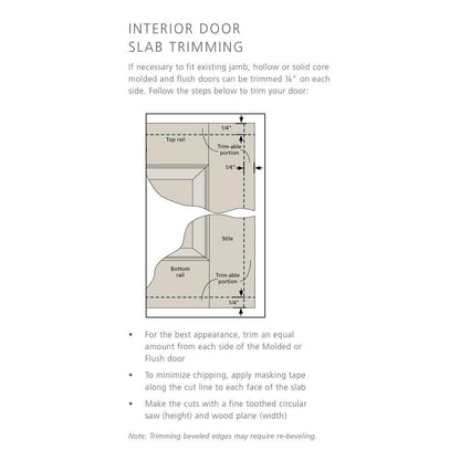 30-in x 80-in Camden Primed Door Slab