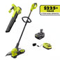RYOBI ONE+ 18V Trimmer/Edger & Blower Kit