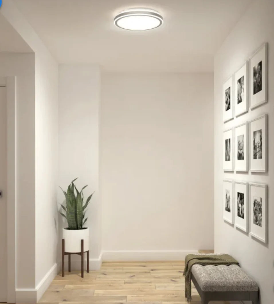 Altitude 15 in. LED modern flush mount light 5 CCT