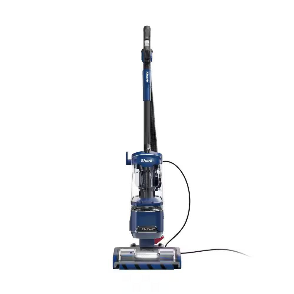 Shark Performance Duoclean Powerfins Lift-Away Bagless Corded HEPA Upright Vacuum Cleaner for All Floors and Carpet in Blue