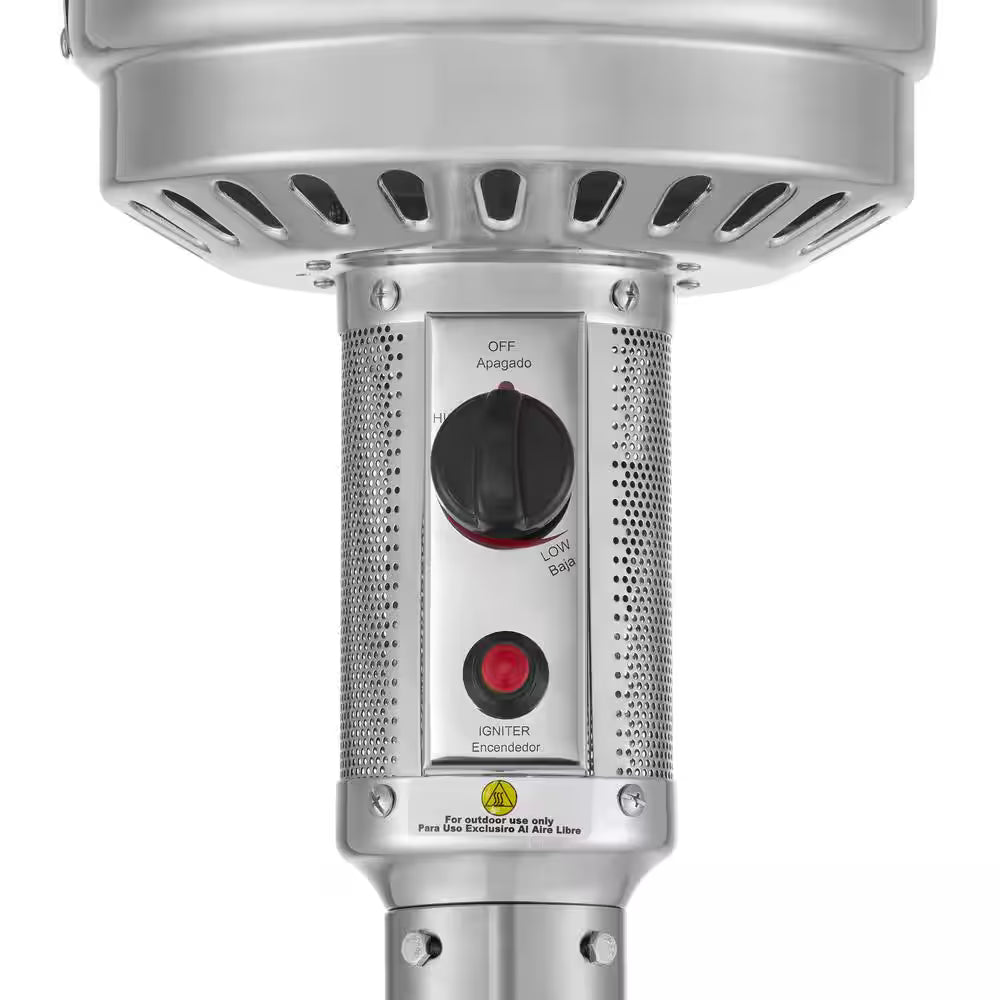 Hampton Bay 48k BTU Stainless Patio Heater