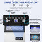 14.2in.Commercial Ice Maker 120 lb./24 H Stainless Steel Freestanding Ice Maker Machine with Full Cube Production