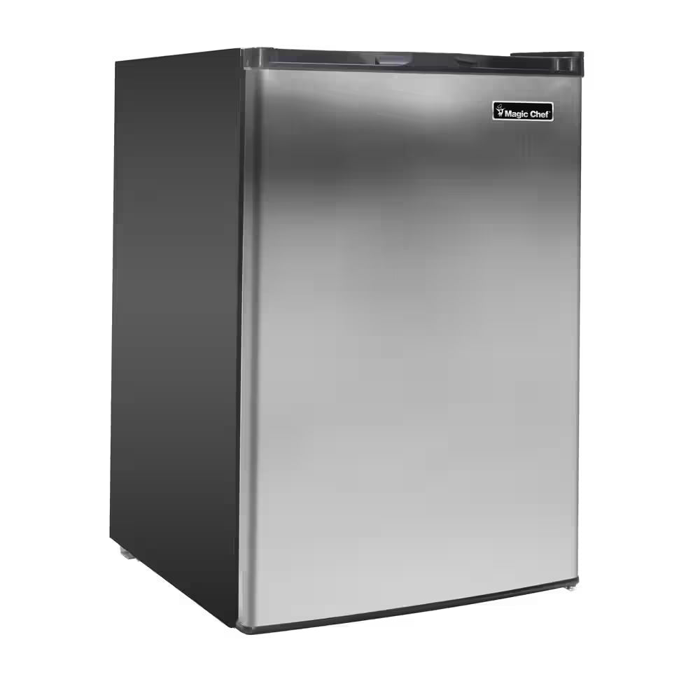 3.0 cu. ft. Manual Defrost Upright Freezer in Stainless Steel